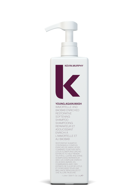 Kevin Murphy Young Again Wash &mdash; відновлювальний шампунь для сухого та пошкодженого волосся, 1000 мл